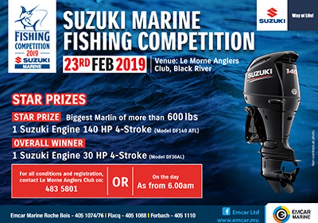 SUZUKI MARINE FISHING COMPETITION 2019